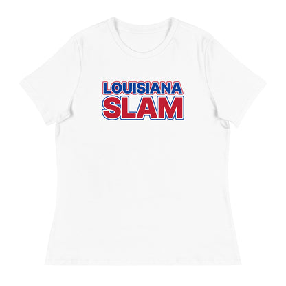 Performance | Women's Relaxed T Shirt | Louisiana Slam Baseball | Lettermark  Alt Logo