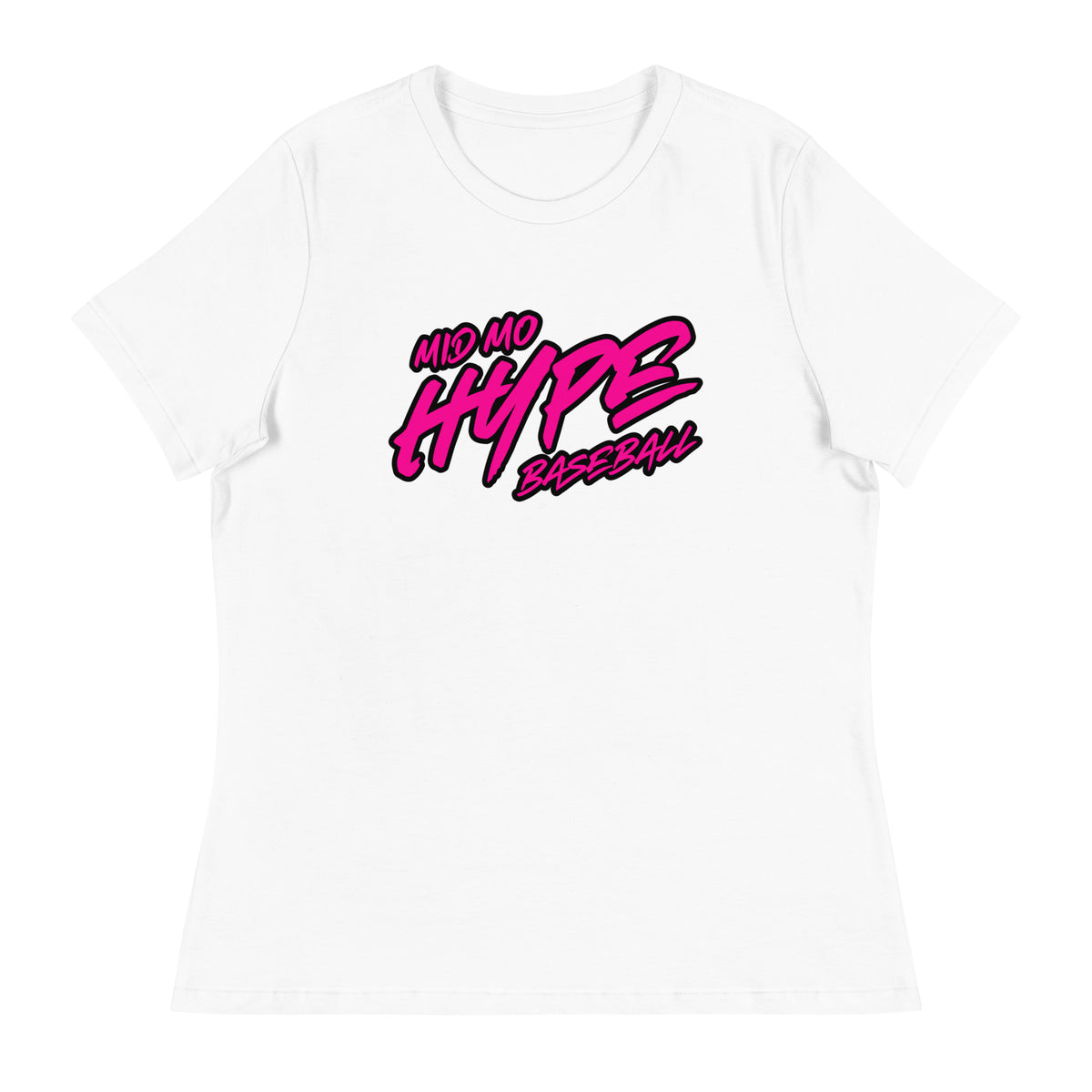 Performance | Women's Relaxed T Shirt | Hype Baseball Club | Crest Logo