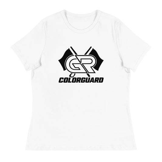 Performance | Women's Relaxed T Shirt | George Ranch High School Colorguard | Crest Logo