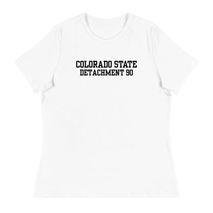 Performance | Women's Relaxed T Shirt | Colorado State Detachment 90 | Modern Script Logo