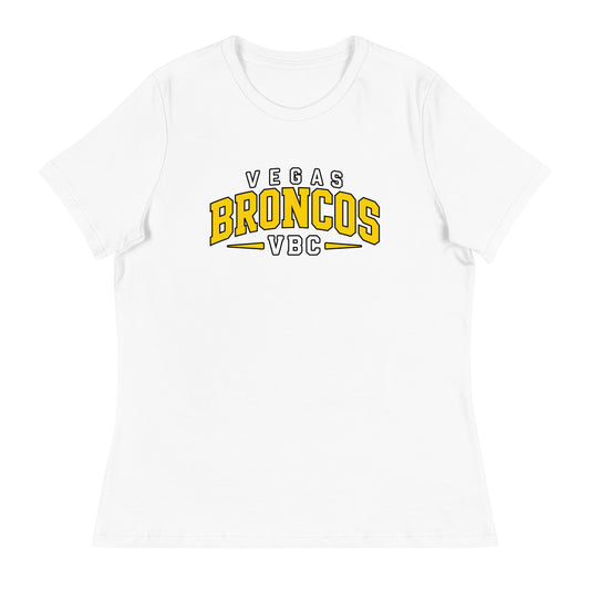 Performance | Women's Relaxed T Shirt | Vegas Broncos VBC | Athletics Logo