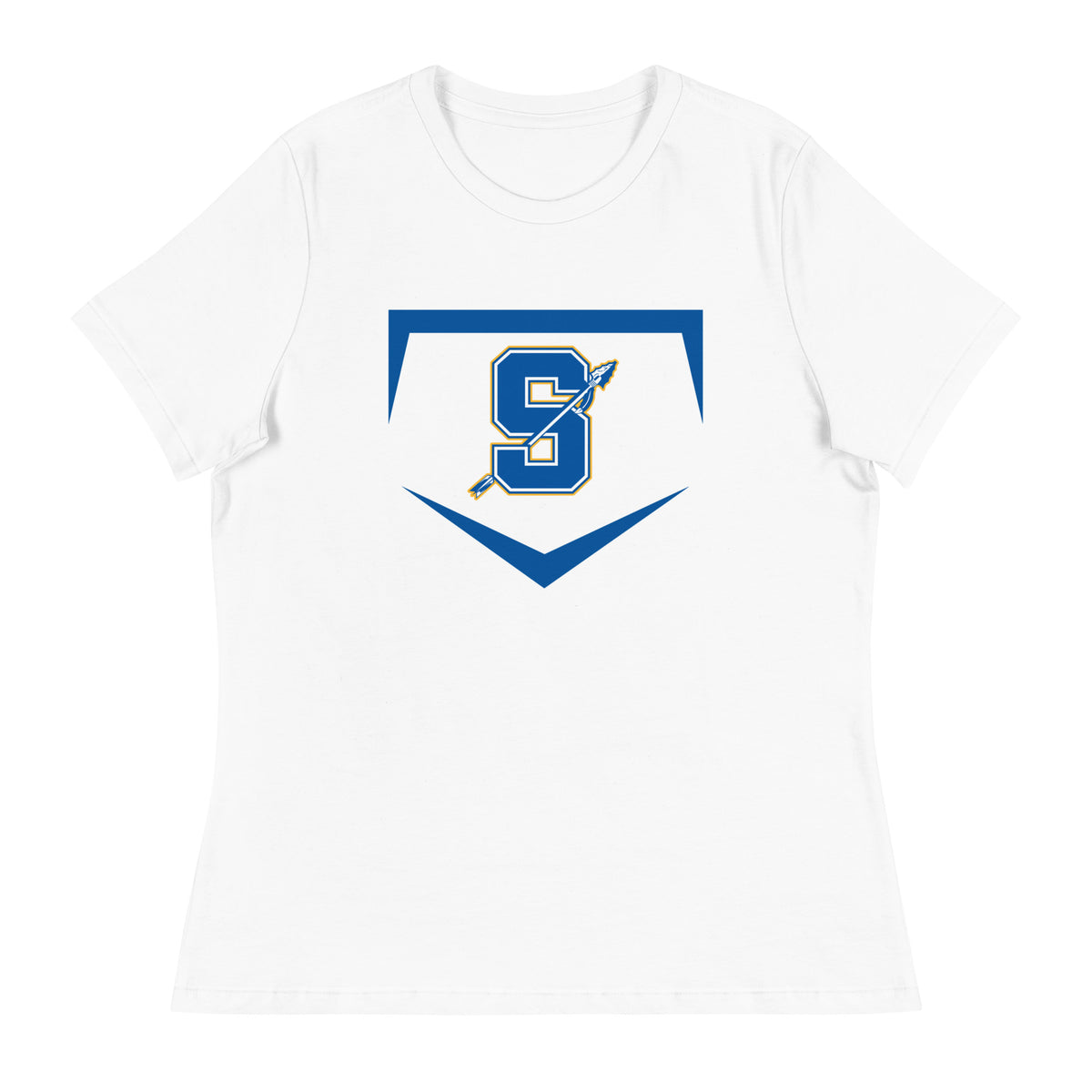 Performance | Women's Relaxed T Shirt | Senatobia Warriors Baseball | Valor Logo
