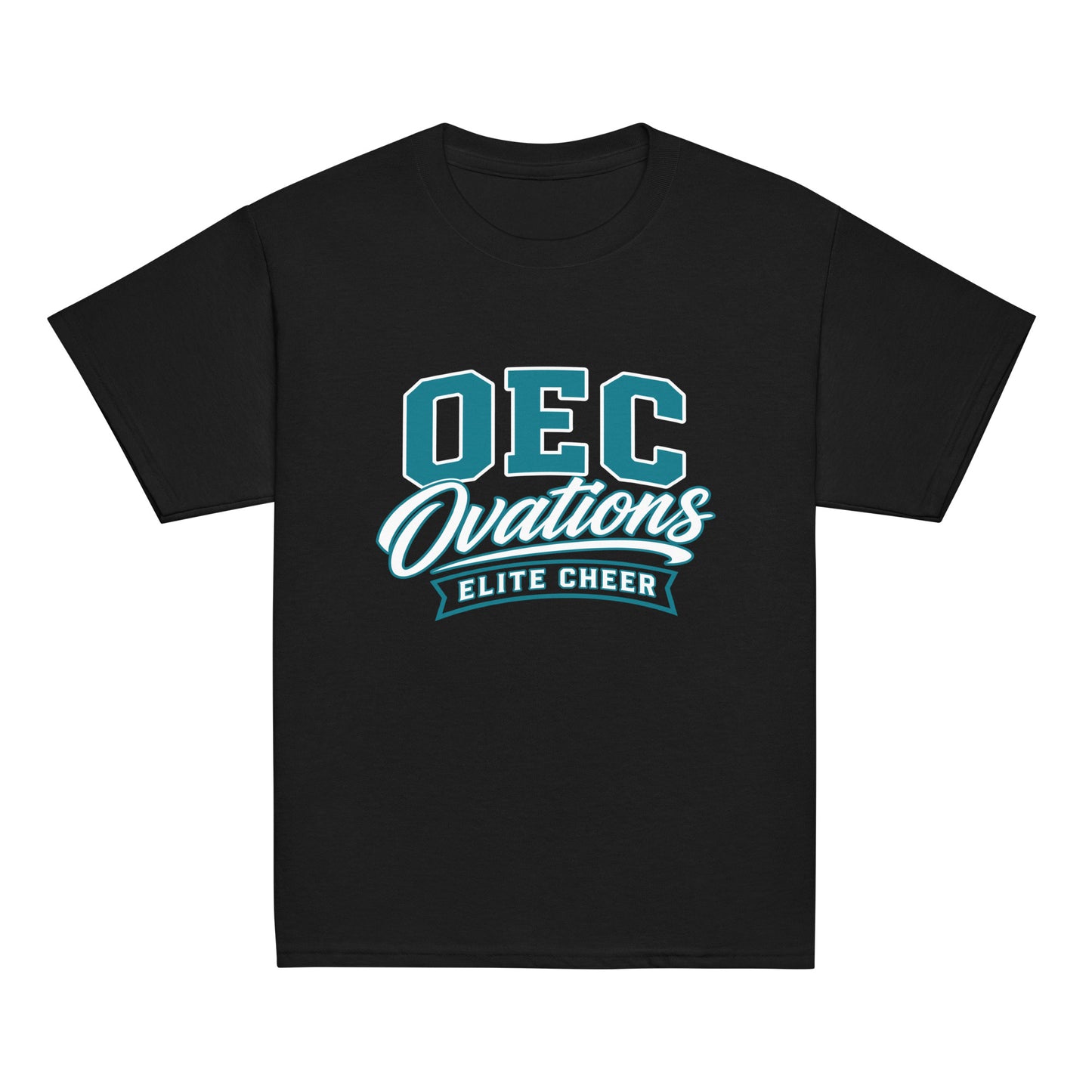 Classic | Youth T Shirt | Ovations Elite Cheer | Emblem Logo