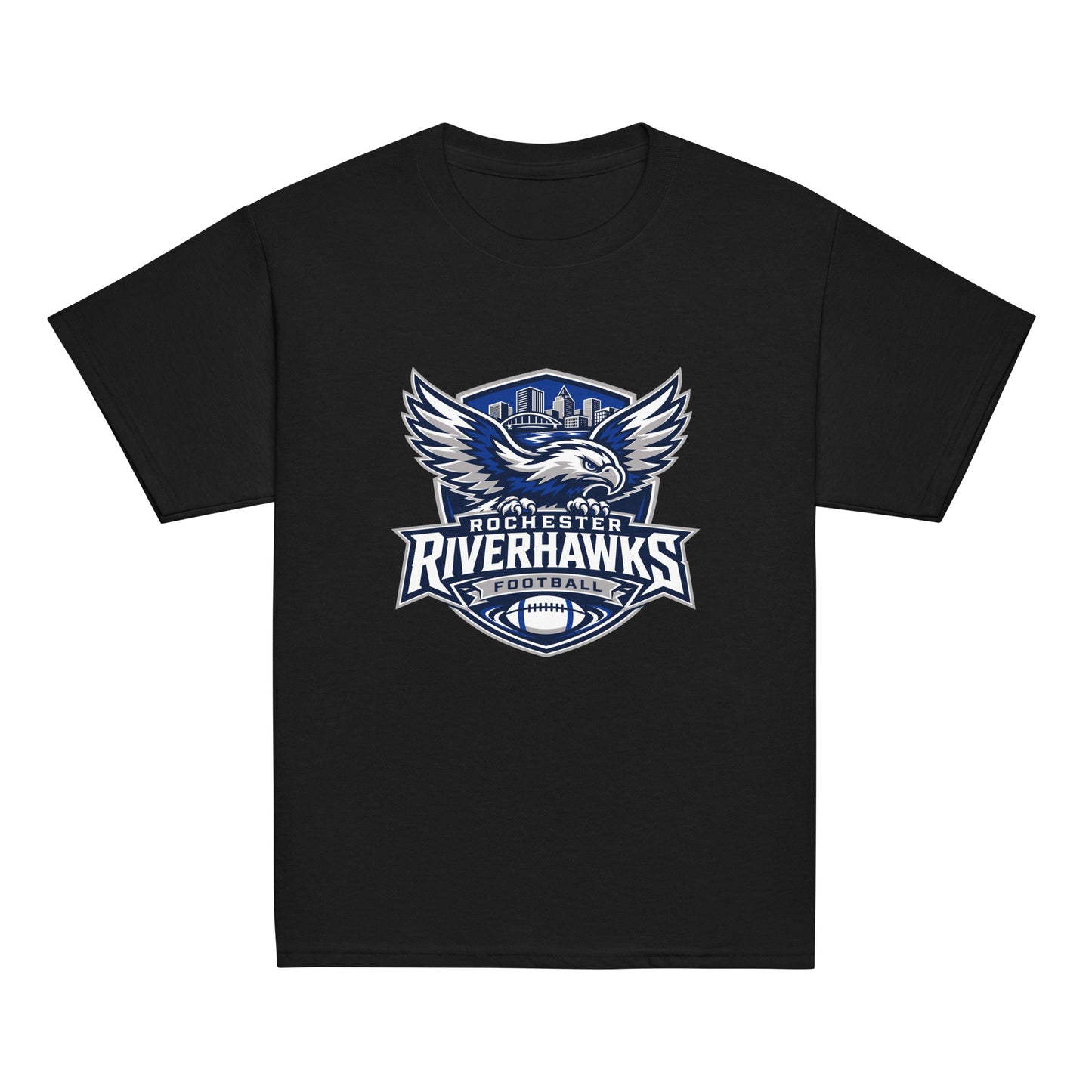 Classic | Youth T Shirt | Rochester Riverhawks | Shield Logo