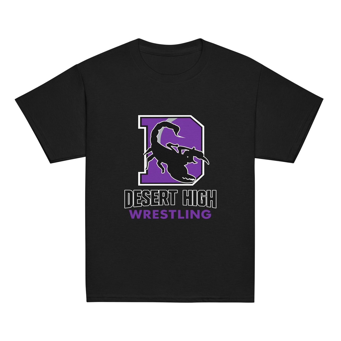 Classic | Youth T Shirt | Desert High Scorpions | Crest Logo