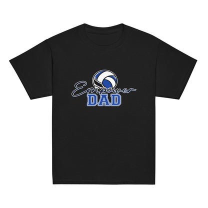 Classic | Youth T Shirt | Empower Volleyball Club | Dad Crest Logo