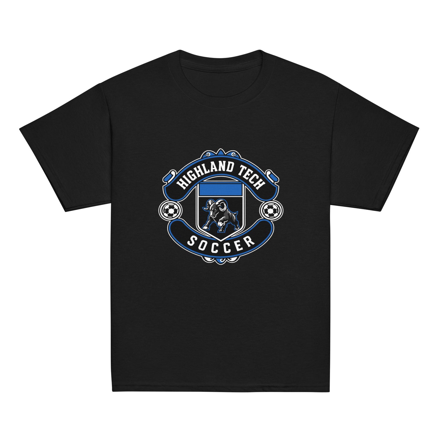 Classic | Youth T Shirt | Highland Soccer | Emblem Logo