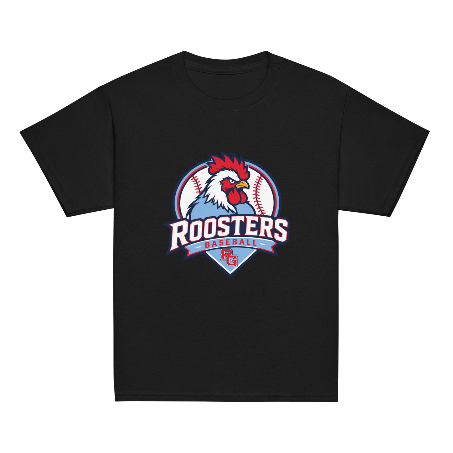 Classic | Youth T Shirt | Rooster Nation | Athletic Crest Logo