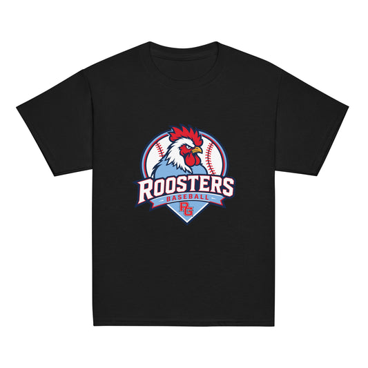 Classic | Youth T Shirt | Rooster Nation | Athletic Crest Logo