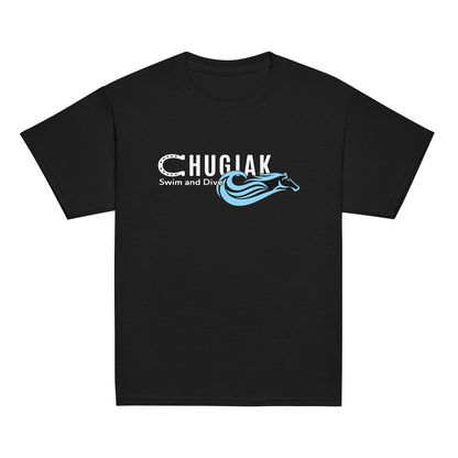 Classic | Youth T Shirt | Chugiak Mustang Swim & Dive | Emblem Logo