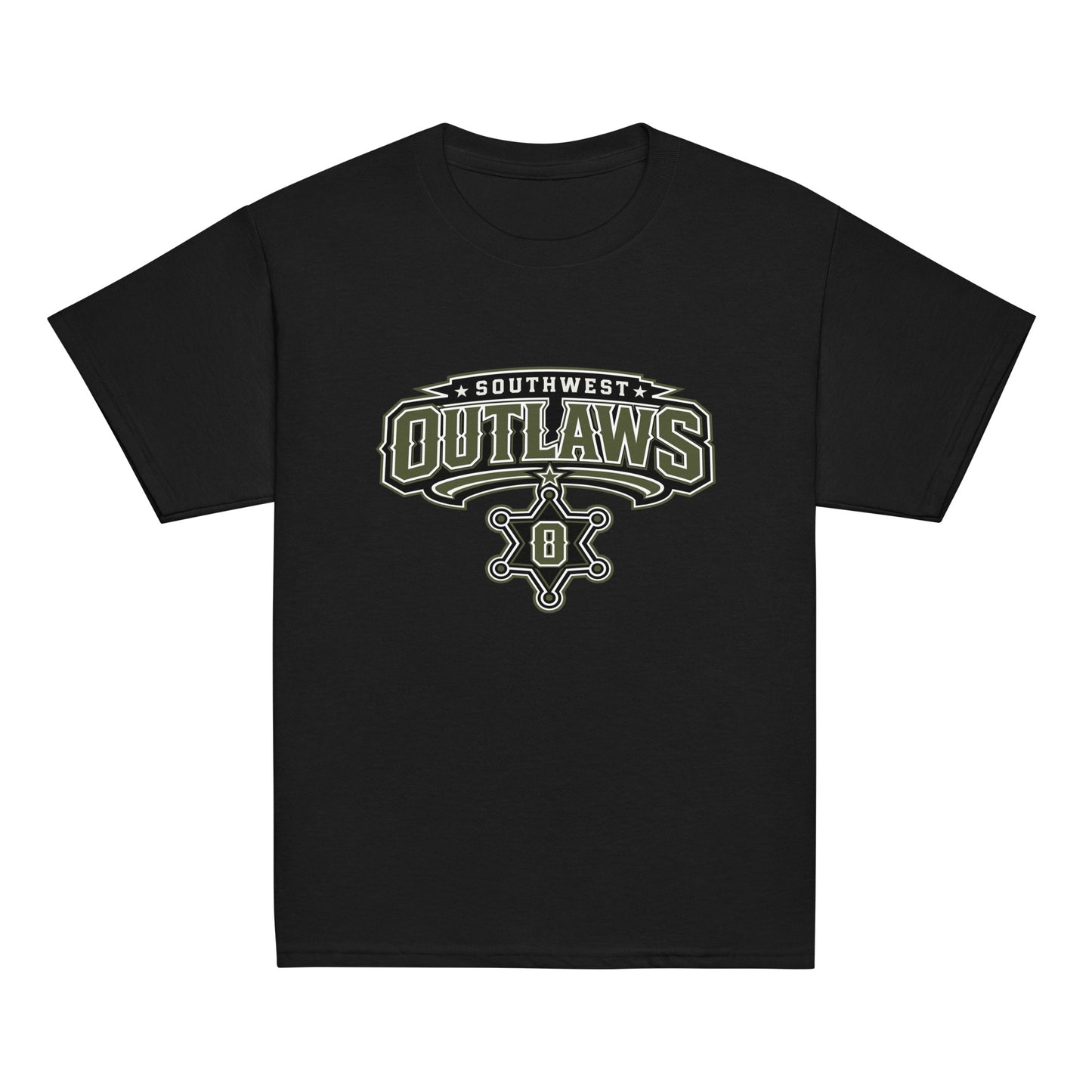 Classic | Youth T Shirt | Southwest Outlaws | Frontier Athletics Logo