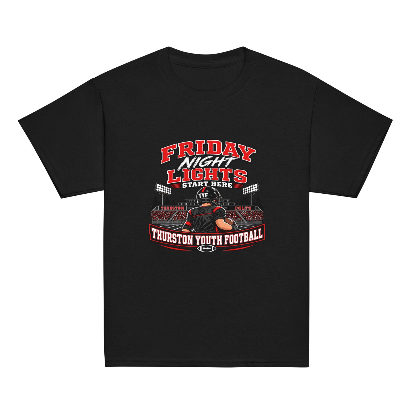 Classic | Youth T Shirt | Thurston Youth Football | Vanguard Logo