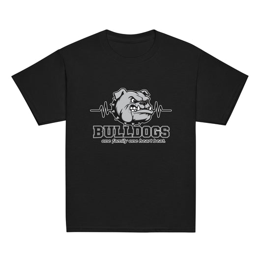 Classic | Youth T Shirt | Celina Recreational Football Black | Bulldogs Crest Logo