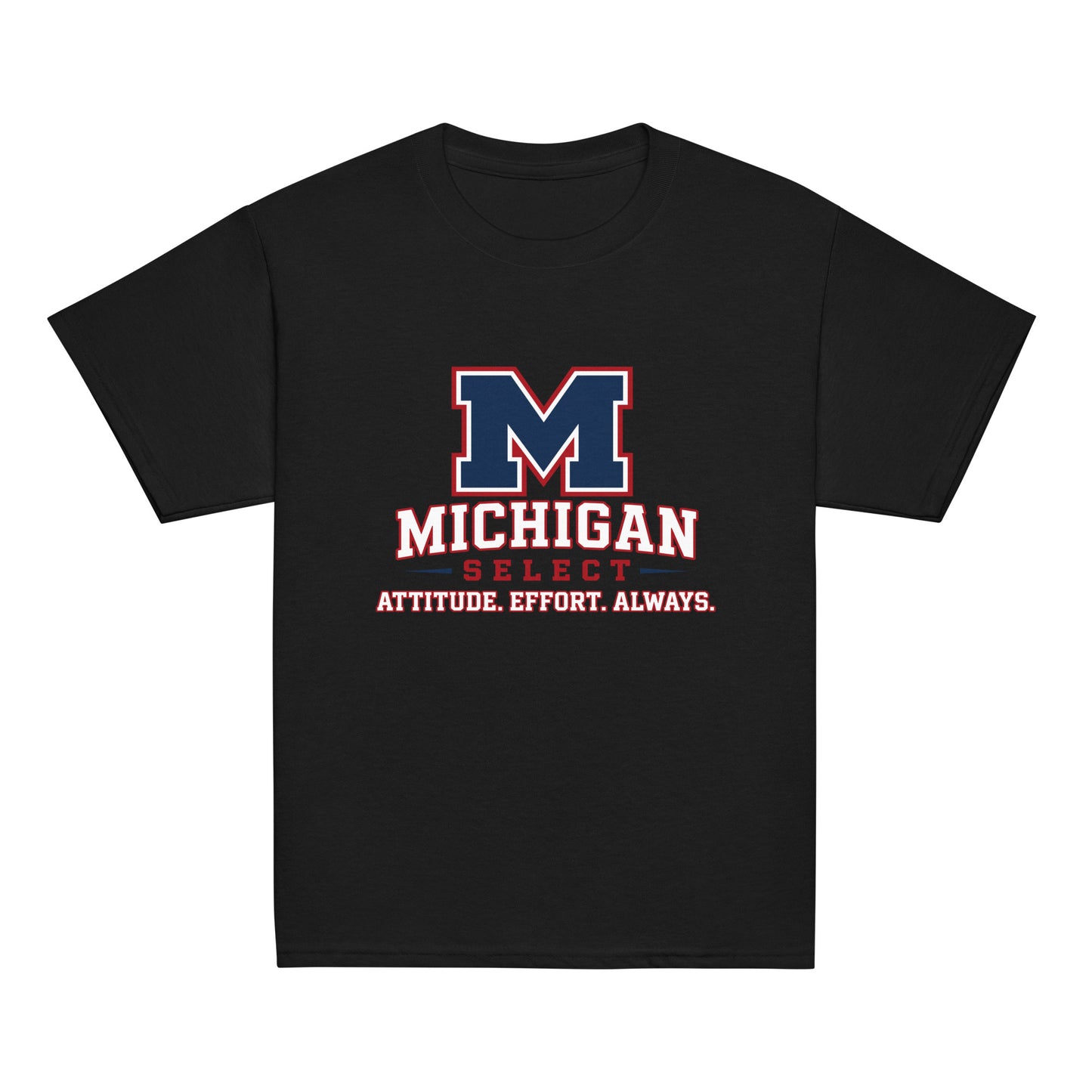 Classic | Youth T Shirt | Michigan Select Baseball | Crest Logo