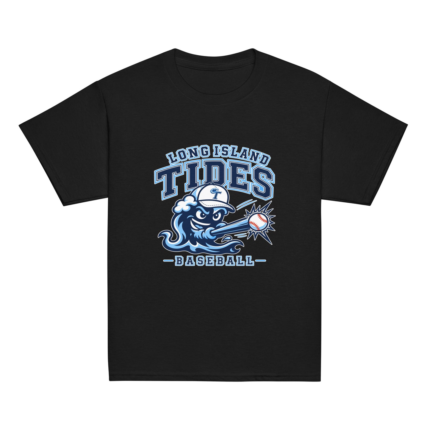Classic | Youth T Shirt | Long Island Tides Baseball | Valor Logo