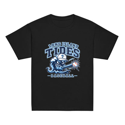Classic | Youth T Shirt | Long Island Tides Baseball | Valor Logo