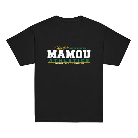Classic | Youth T Shirt | Mamou High School | Modern Script Logo
