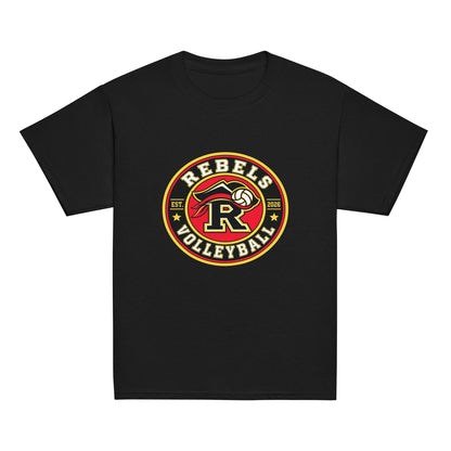 Classic | Youth T Shirt | Rebels Volleyball Club | Badge Logo