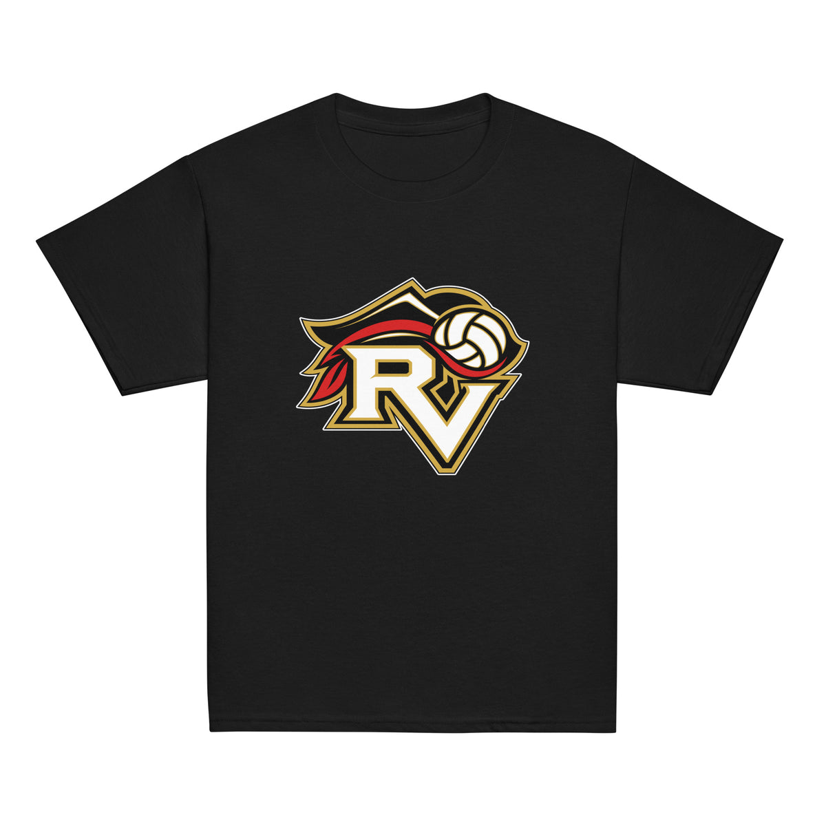 Classic | Youth T Shirt | Rebels Volleyball Club | Vanguard Logo