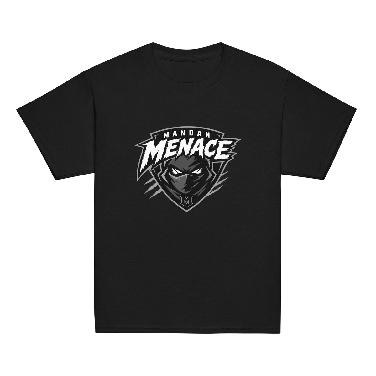 Classic | Youth T Shirt | Mandan Menace | Shield Logo