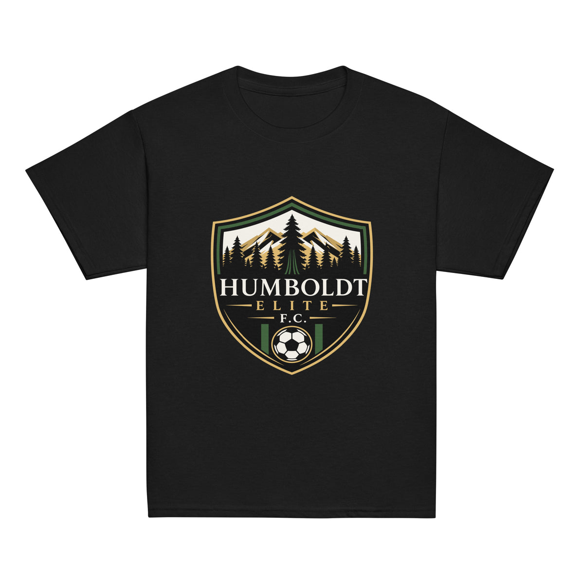 Classic | Youth T Shirt | Humboldt Elite FC | Shield Logo