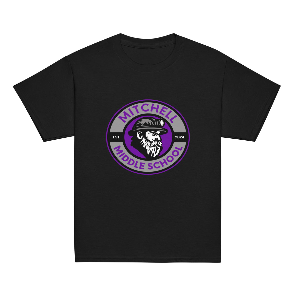Classic | Youth T Shirt | Mitchell Middle School Softball | Badge Logo