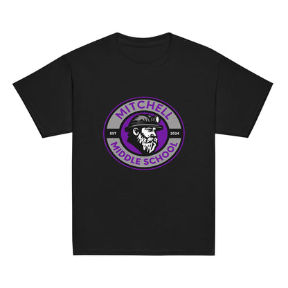 Classic | Youth T Shirt | Mitchell Middle School Softball | Badge Logo