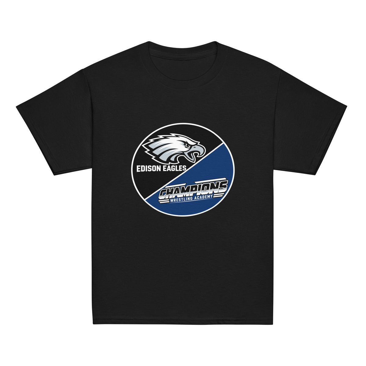 Classic | Youth T Shirt | Edison Eagles/CWA Wrestling | Badge Logo