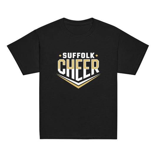 Classic | Youth T Shirt | Suffolk University Cheerleading | Emblem Logo