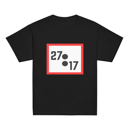 Classic | Youth T Shirt | 27:17 | Crest Logo