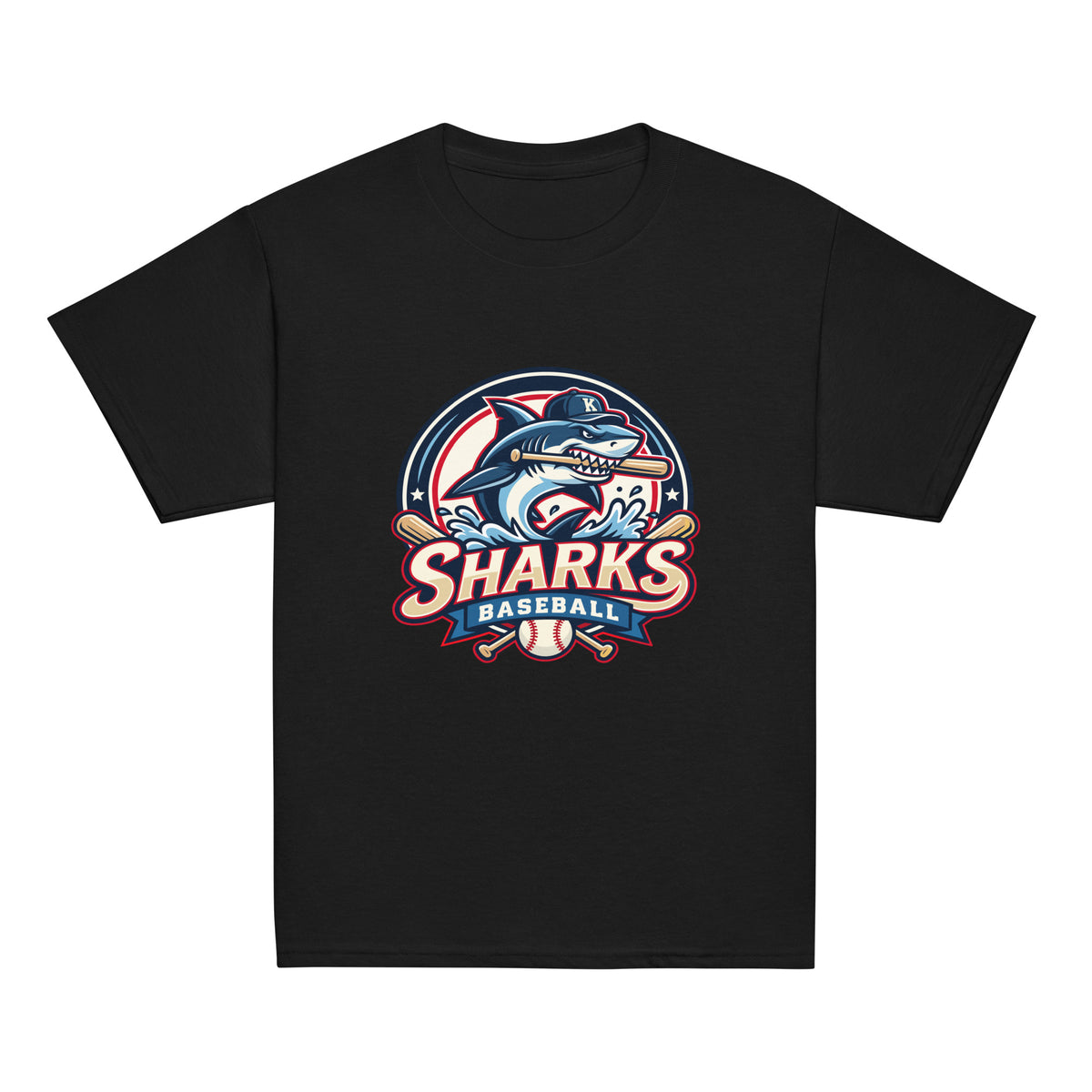 Classic | Youth T Shirt | Sharks Diamond Sports | Emblem Logo
