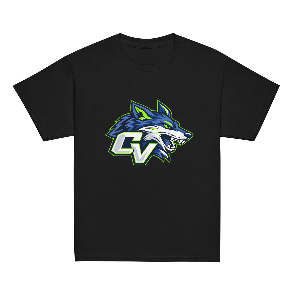 Classic | Youth T Shirt | Cumberland Valley Coyotes Football | Crest Logo