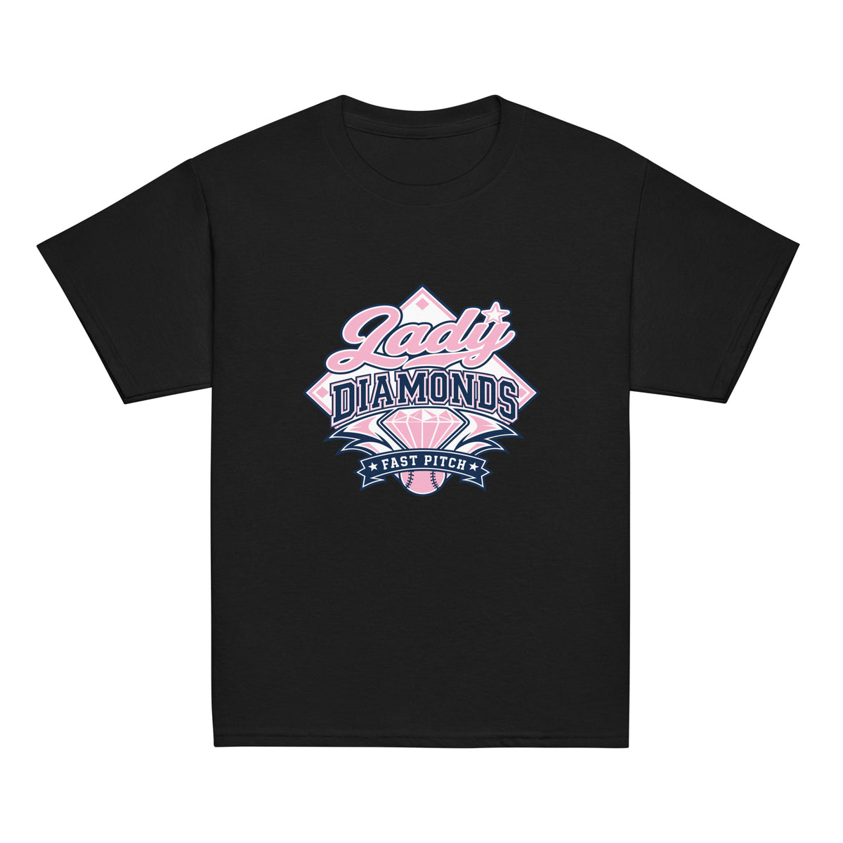 Classic | Youth T Shirt | Lady Diamonds | Emblem Logo