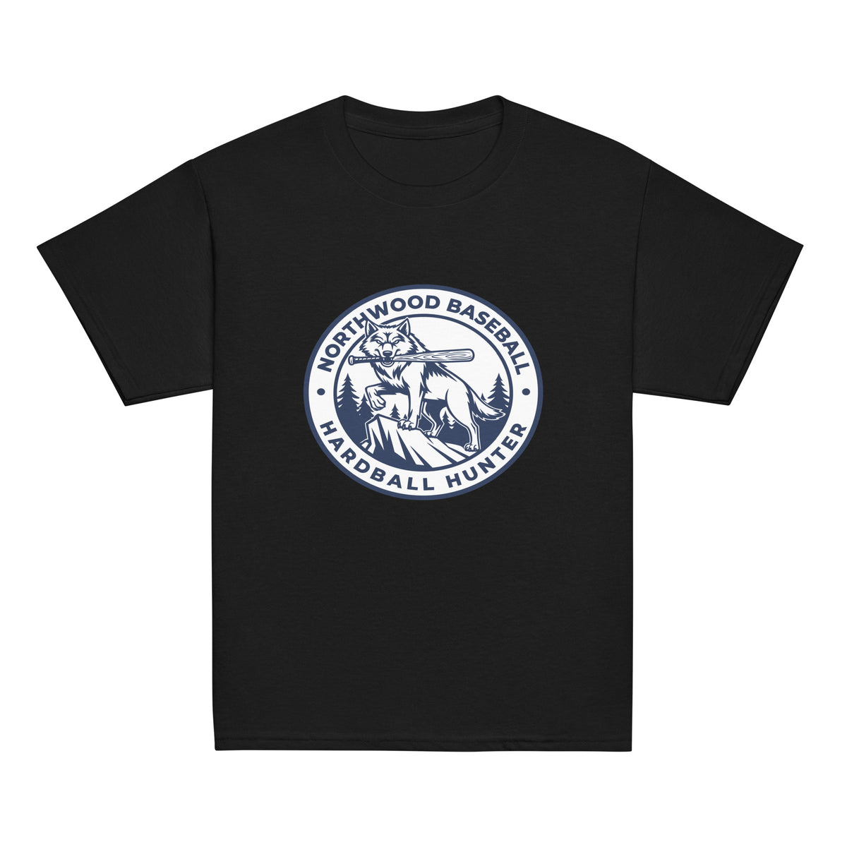 Classic | Youth T Shirt | Northwood High School Baseball | Badge Logo