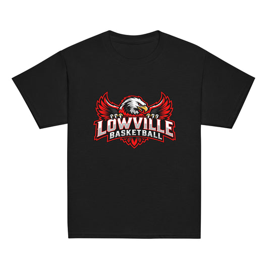 Classic | Youth T Shirt | Lowville Girls Basketball | Emblem Logo