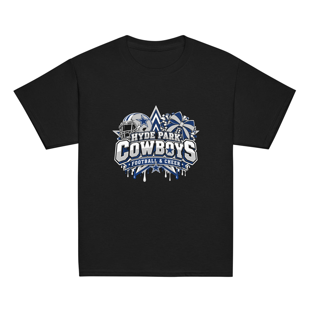 Classic | Youth T Shirt | Hyde Park Cowboys | Crest Logo