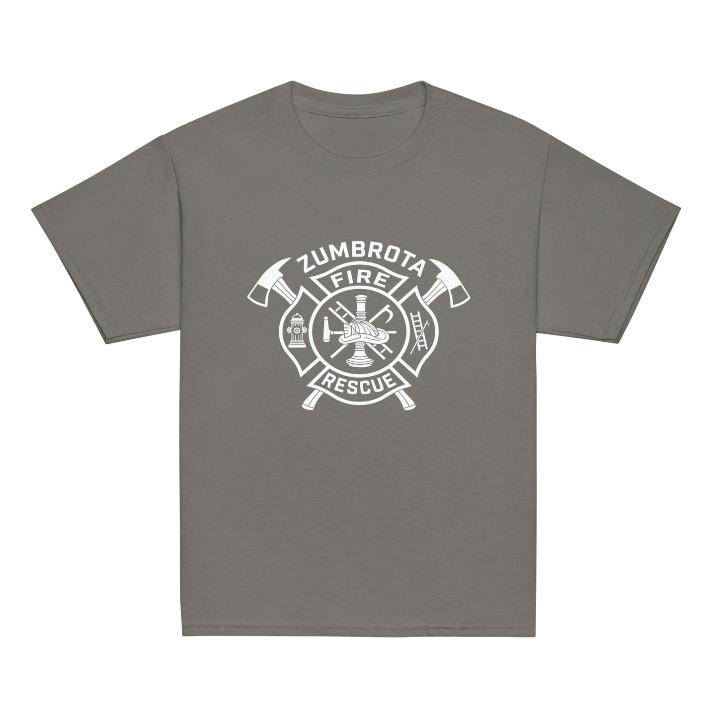 Classic | Youth T Shirt | Zumbrota Fire Department | Crest Logo