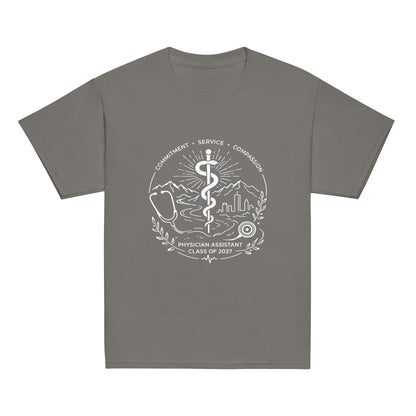Classic | Youth T Shirt | Trine PA program | Crest Logo