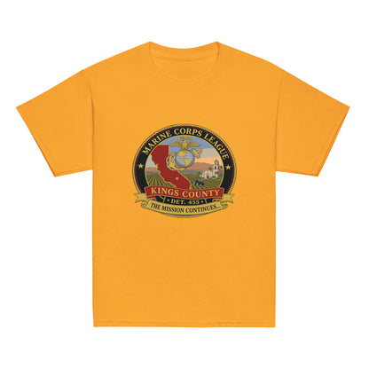 Classic | Youth T Shirt | Marine Corps League kings County Det 455 | Shield Logo