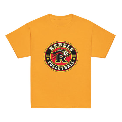 Classic | Youth T Shirt | Rebels Volleyball Club | Badge Logo