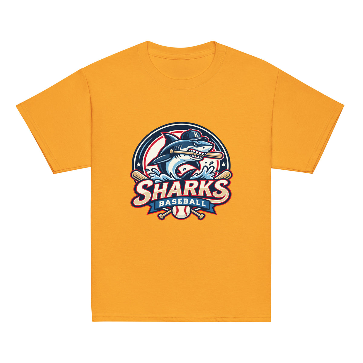 Classic | Youth T Shirt | Sharks Diamond Sports | Emblem Logo