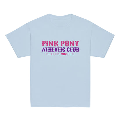 Classic | Youth T Shirt | Pink Pony Athletic Club | Athletic Wordmark Logo