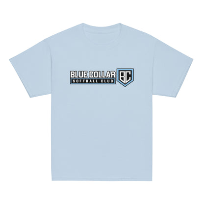 Classic | Youth T Shirt | Blue Collar Softball 2034 | Vanguard Logo