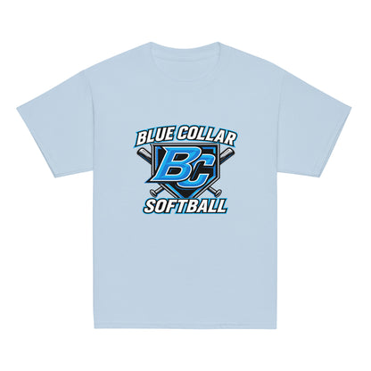 Classic | Youth T Shirt | Blue Collar Softball 2034 | Shield Logo