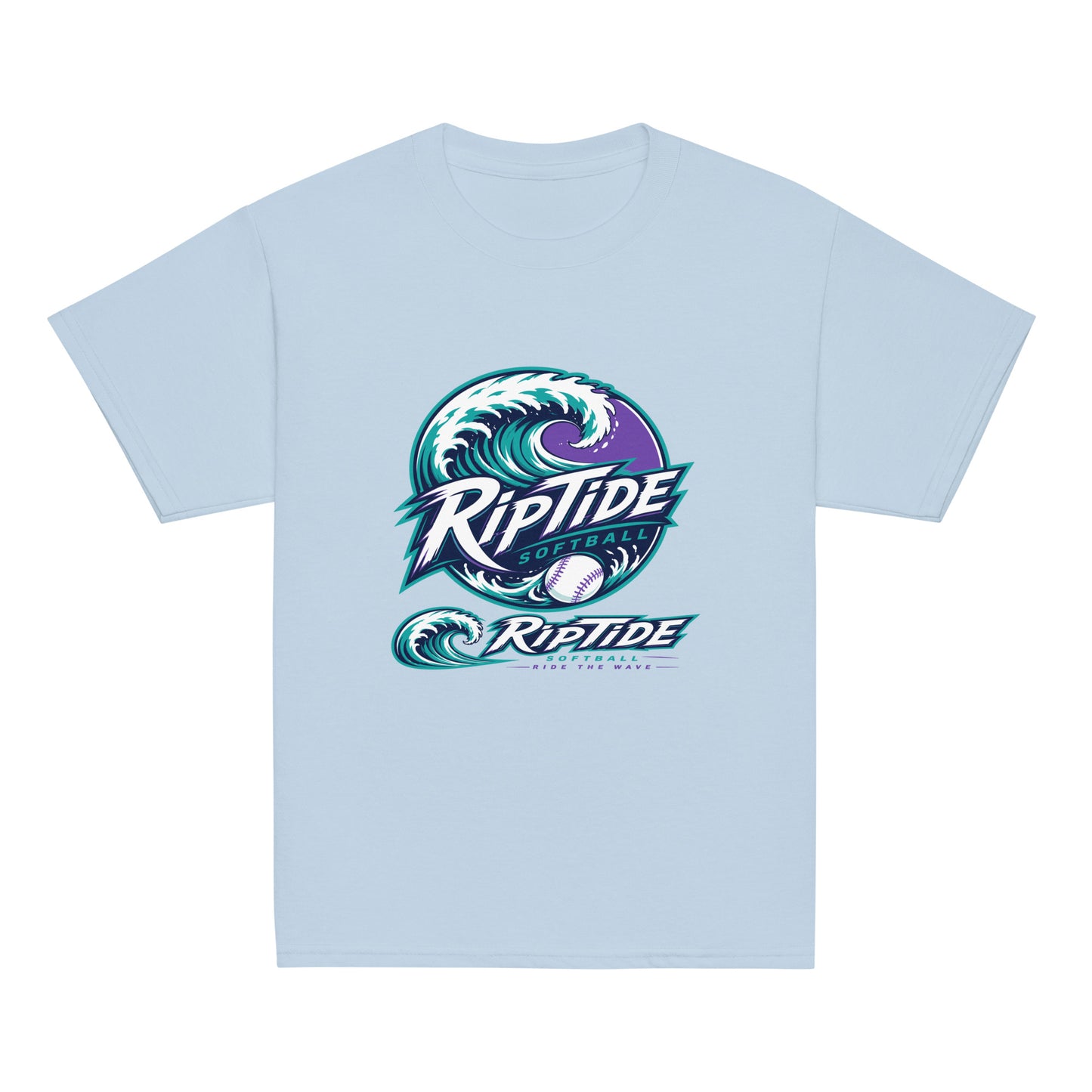 Classic | Youth T Shirt | RipTide Softball | Crest Logo