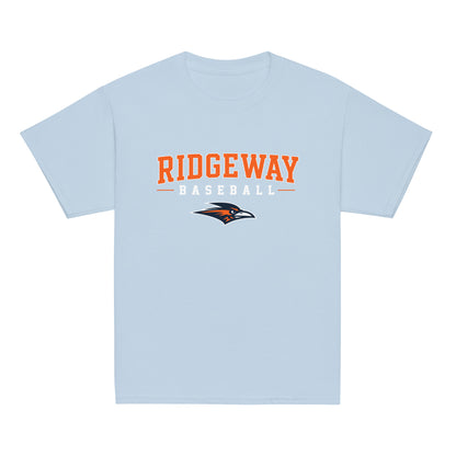 Classic | Youth T Shirt | Ridgeway High School Baseball | Emblem Logo