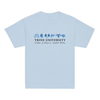 Classic | Youth T Shirt | Trine PA program | Modern Script Logo