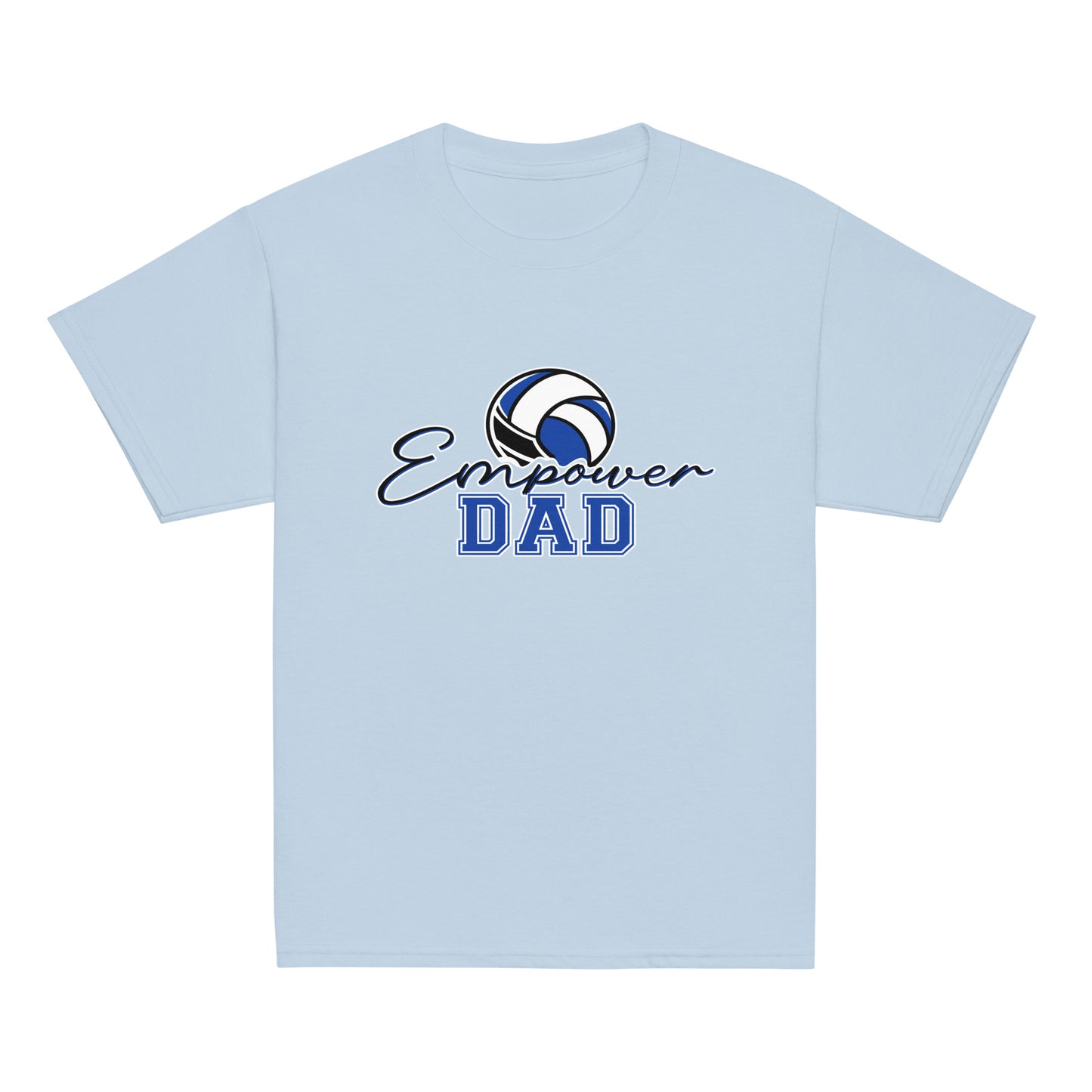 Classic | Youth T Shirt | Empower Volleyball Club | Dad Crest Logo