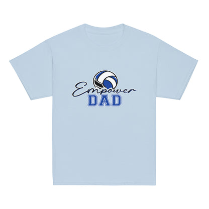 Classic | Youth T Shirt | Empower Volleyball Club | Dad Crest Logo