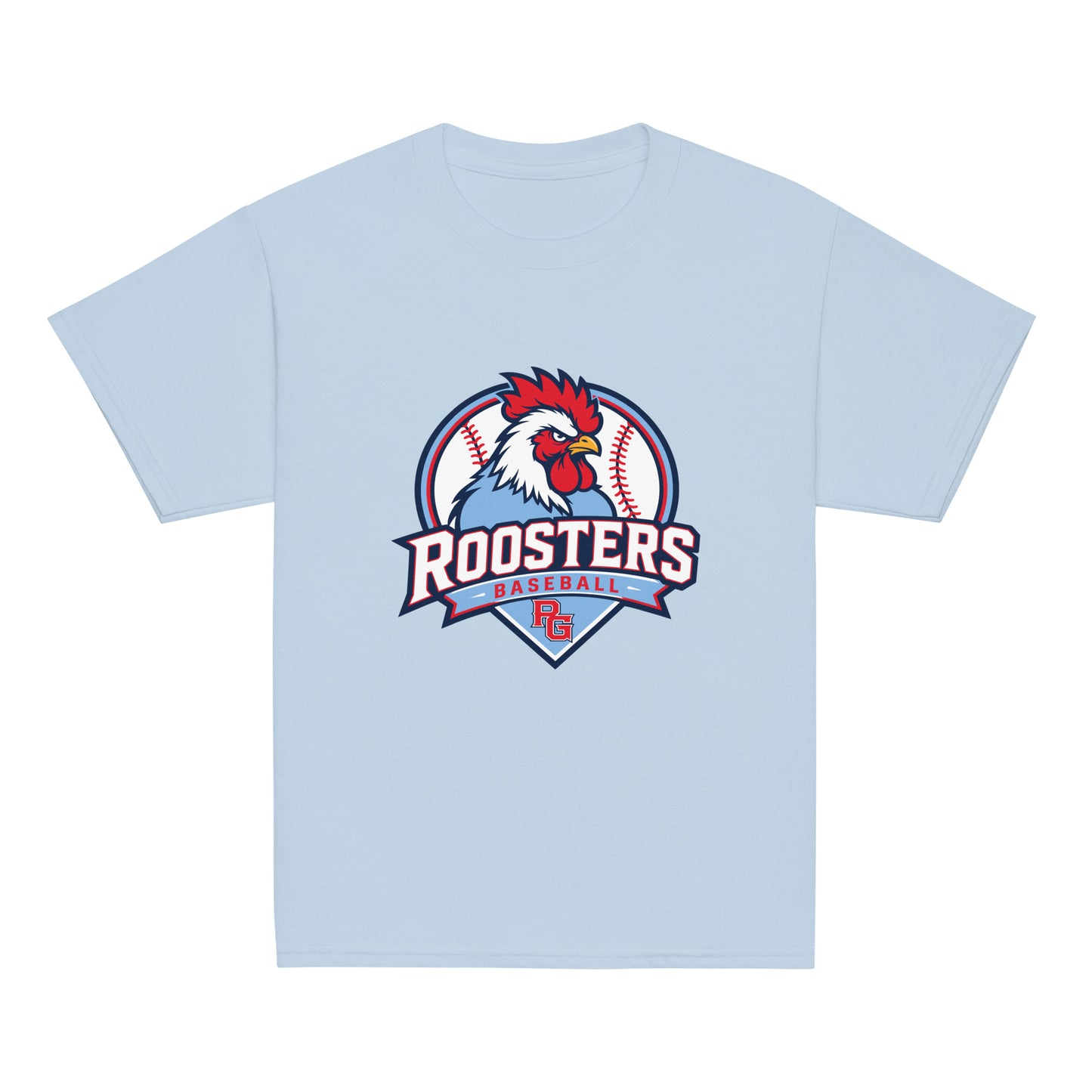 Classic | Youth T Shirt | Rooster Nation | Athletic Crest Logo
